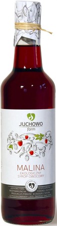 SYROP MALINOWY BIO 500 ml - JUCHOWO (FUNDACJA)
