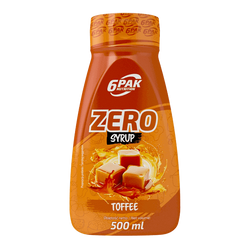 6PAK SYRUP ZERO 500ml TOFFEE
