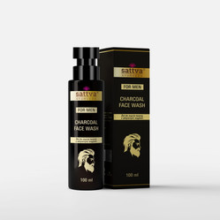Sattva For Men Żel do mycia twarzy Charcoal Facewash 100 ml