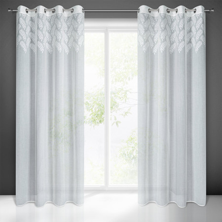 FIRANA GOTOWA ANET 140 X 250 CM BIAŁY