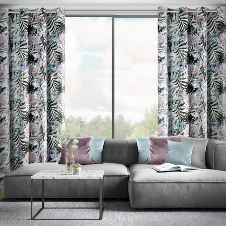 ZASŁONA GOTOWA MALIBU 140 X 250 CM BIAŁY