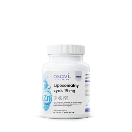 Osavi Liposomalny Cynk, 15mg - 60 vegan caps