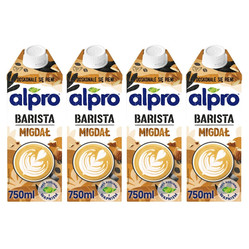 Zestaw 4x Alpro Napój Migdałowy Barista 750ml