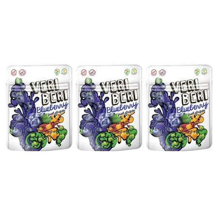 Zestaw 3x Veri Beri Bezglutenowe żelki jagoda 50 g
