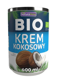 NATURAVENA KREM KOKOSOWY 17 % BIO 400ml KRÓTKA DATA 2026-07-01