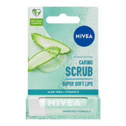 Caring Scrub pielęgnujący peeling do ust Aloes 4.8g