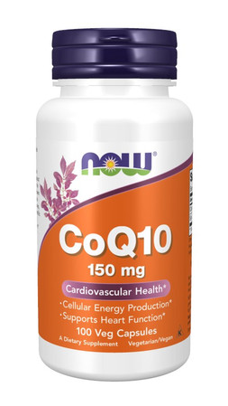 NOW FOODS Koenzym Q10 150 mg z lecytyną 70 mg (100 kaps.)