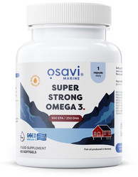 Osavi Super Strong Omega 3 kwasy łuszczowe EPA 500 i DHA 250 60 kaps.