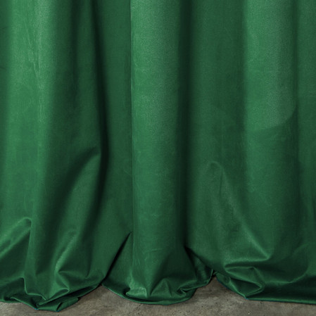 ZASŁONA GOTOWA D91 ROSA NA TAŚMIE 135 X 300 CM CIEMNOZIELONY