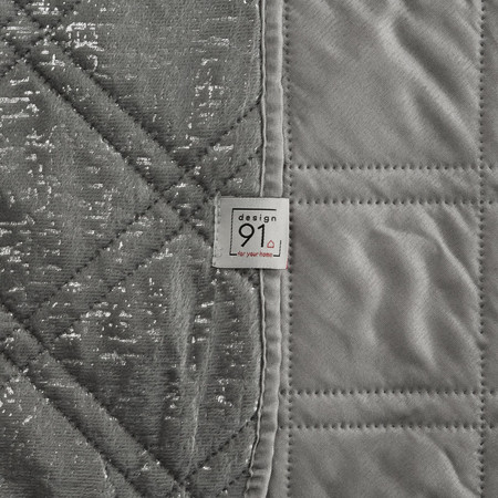 NARZUTA D91 LUIZ 170 X 210 CM STALOWY