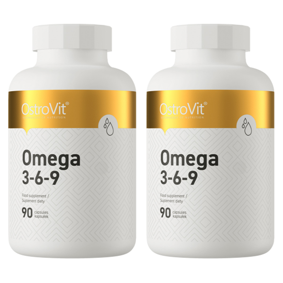 Zestaw 2x OSTROVIT Omega 3-6-9 - 90 kaps. - Nabea.pl