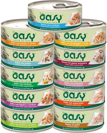 OASY Dog Specialita Naturale Kurczak Wątroba Warzywa 150g