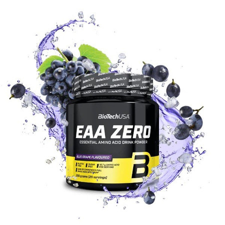 BioTech USA EAA ZERO Aminokwasy 350 g smak ciemne winogrono
