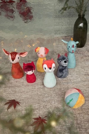 LILLIPUTIENS Kręgle z piłką z dzwoneczkiem Las 18 m+