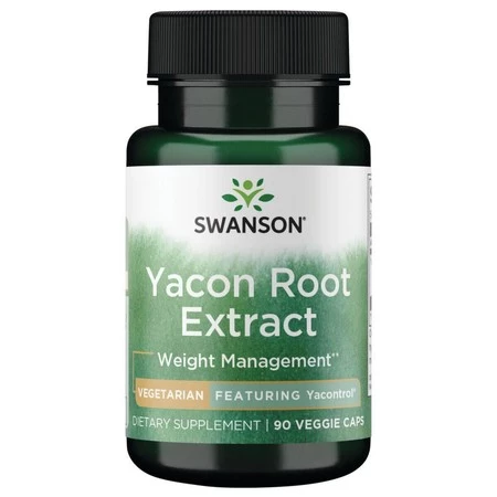 SWANSON Yacon Root Extract - Korzeń Yacon 100 mg (90 kaps.)