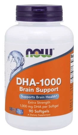 Now Foods DHA-1000 Brain Support 90 kaps.