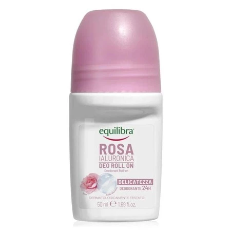 Equilibra - Rosa różany dezodorant w kulce z kwasem hialuronowym 50ml