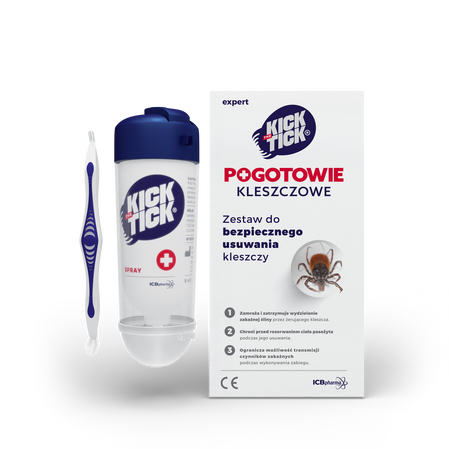 Kick the Tick ® Expert zestaw do bezpiecznego usuwania kleszczy 9ml