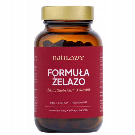 Natu.Care Formuła Żelazo 60 kaps.