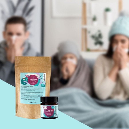 Lullalove, Sól z tymiankiem i paczulą, 250 g