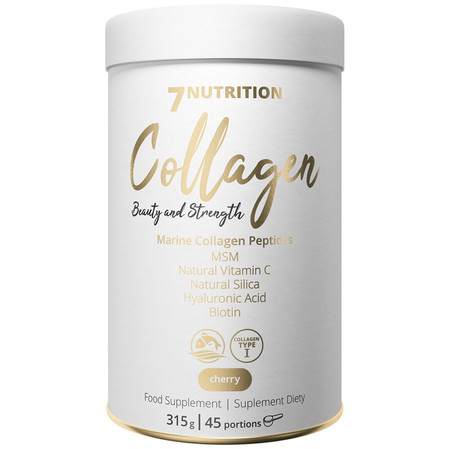 7Nutrition Marine Collagen Peptides smak wiśnia 315g