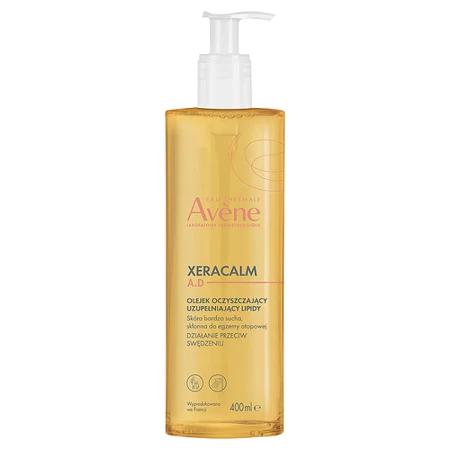 Avène XeraCalm A.D Olejek oczyszczający uzupełniający lipidy 400 ml