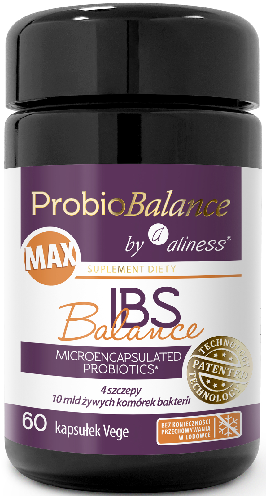 Aliness ProbioBALANCE, IBS Balance MA 10 mld. 60 vege kaps. - Nabea.pl