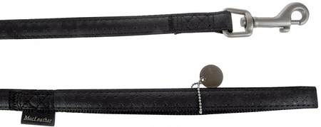ZOLUX Smycz Mac Leather Czarna 10mm / 1,2m