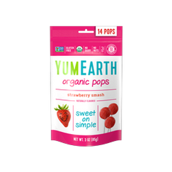 YumEarth − Lizaki truskawkowe z wit.C BIO − 85 g