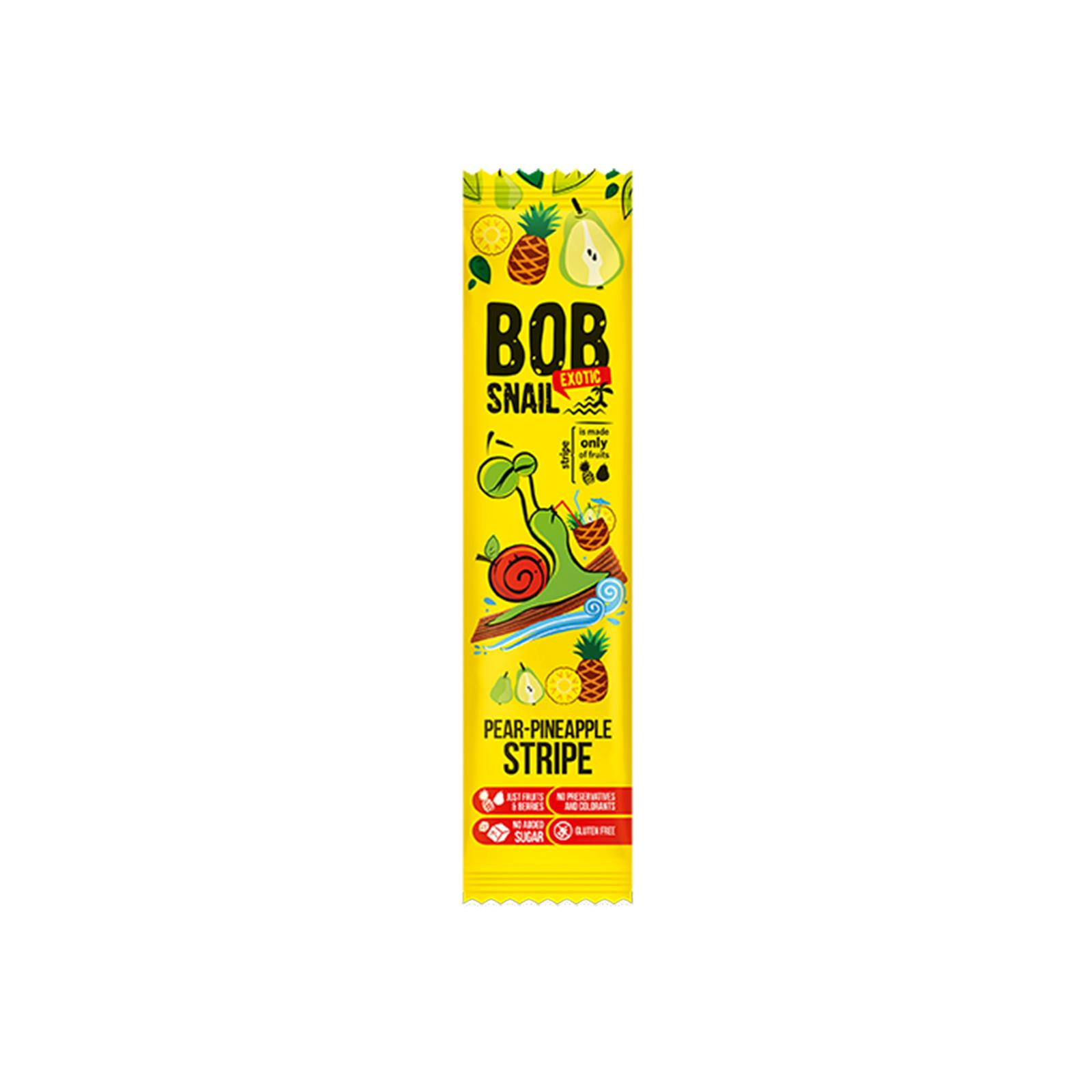 BOB SNAIL Zdrowa przekąska gruszka-ananas 14g