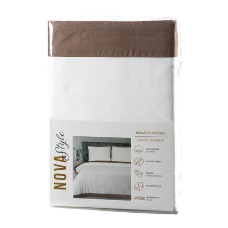 Komplet pościeli Laura, 220 x 200 cm, Biały