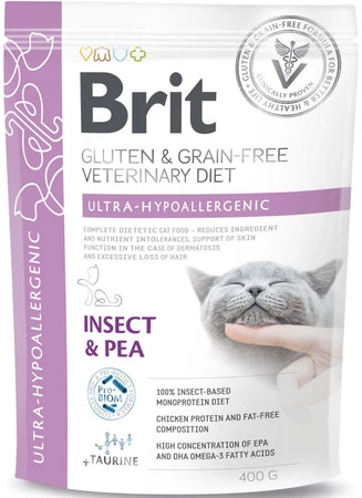 BRIT GF Veterinary Diet ULTRA-HYPOALLERGENIC Cat 400g
