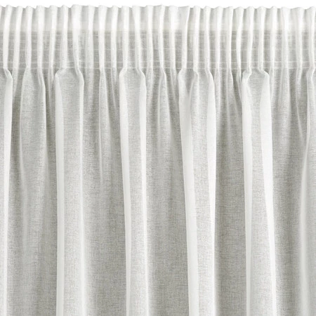 FIRANA GOTOWA MARGO NA TAŚMIE 300 X 270 CM BIAŁY