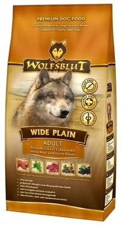 Wolfsblut Wide Plain – konina i bataty 12,5 kg – bezzbożowa karma dla psów