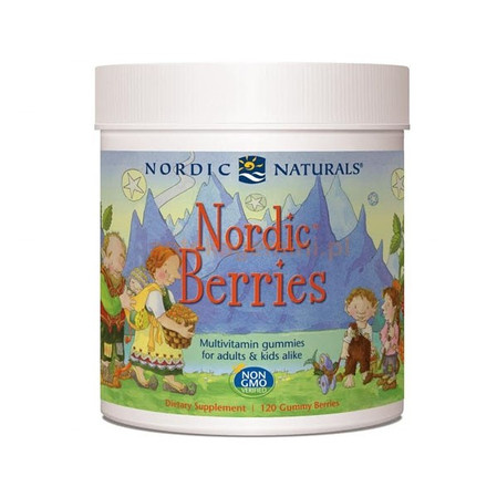 Nordic Naturals Nordic Berries 120 żel. smak pomarańcza cytryna