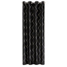 ZASŁONA DEKORACYJNA PIERRE CARDIN MARGO 140 X 250 CM CZARNY