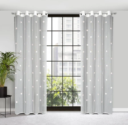 FIRANA GOTOWA ELSA 140 X 250 CM BIAŁY