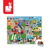 Janod Puzzle w walizce Miasto 36 elementów 4+