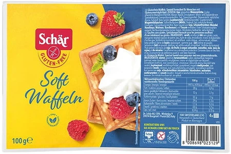 Schar − Soft waffeln, gofry bezgl. − 100 g