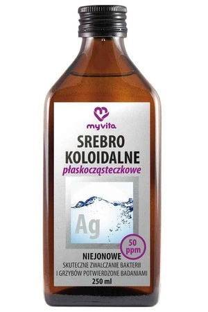 Myvita Srebro koloidalne niejonowe 50 ppm 250 ml