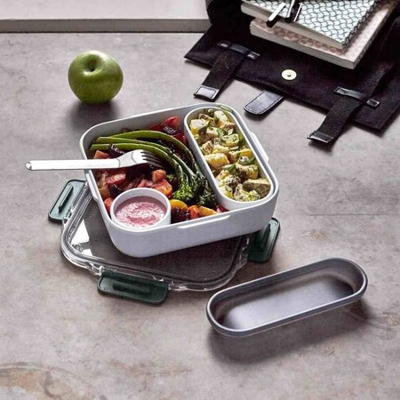 BB - Lunch box kwadratowy, morski