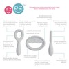 EZPZ Zestaw silikonowych gryzaków sensomotorycznych Oral Development Tools pastelowa szarość
