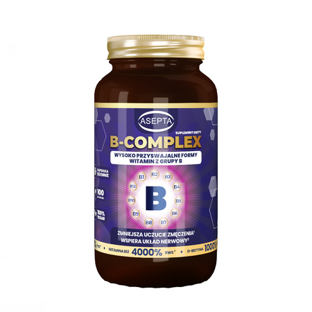 Asepta Witamina B Complex 100 kaps.