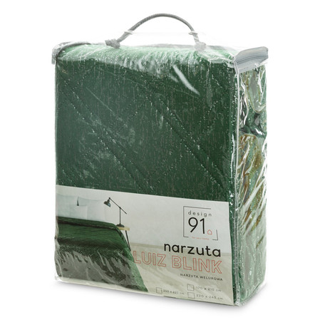 NARZUTA D91 LUIZ 170 X 210 CM ZIELONY