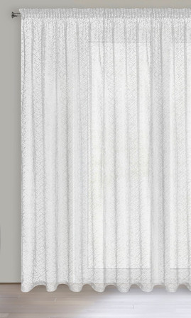 FIRANA GOTOWA AMANDA NA TAŚMIE 300 X 270 CM BIAŁY