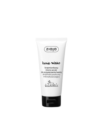 Ziaja, Kozie Mleko krzemionkowy micro scrub do oczyszczania twarzy 75ml
