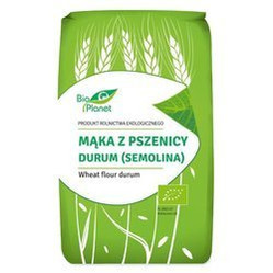 BIO PLANET Mąka z pszenicy Durum semolina 500g