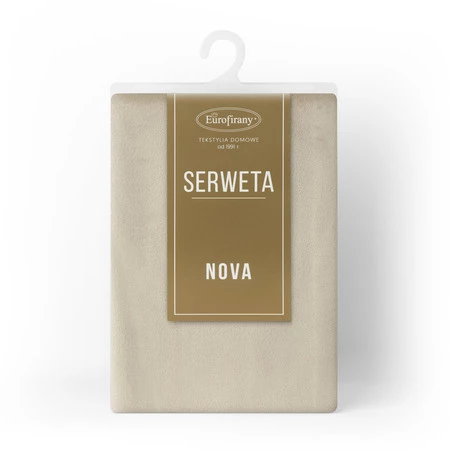 OBRUS MELINDA 85 X 85 CM BEŻOWY