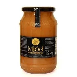 Miód kremowy wielokwiatowy 1,2kg SPECJAŁ Z PASIEKI