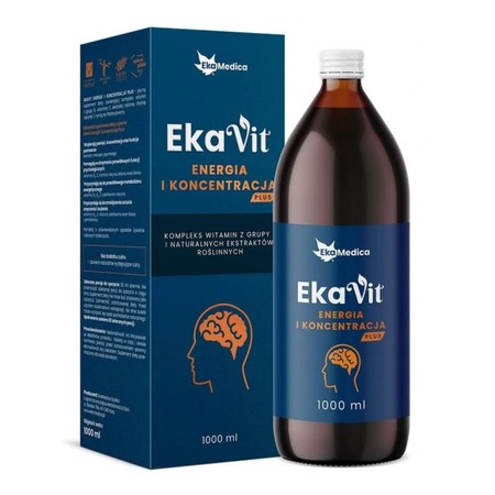 Ekamedica Ekavit Energia i Koncentracja Plus 1l